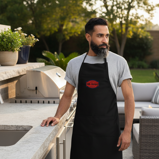 Delantal bordado de 4ª cuerda