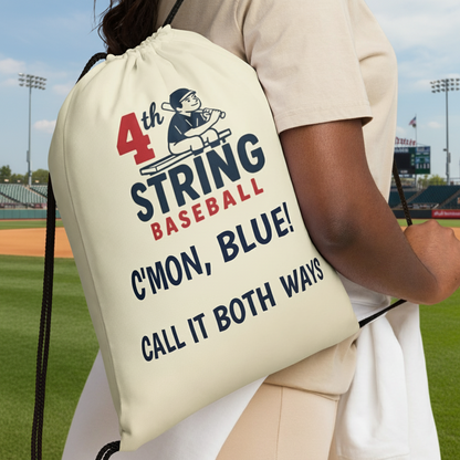 Bolsa de béisbol de cuarta cuerda ¡Vamos, azul!