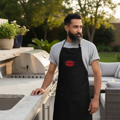 Delantal bordado de 4ª cuerda