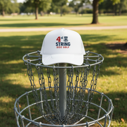 Gorra de camionero de espuma para disc golf de 4th String
