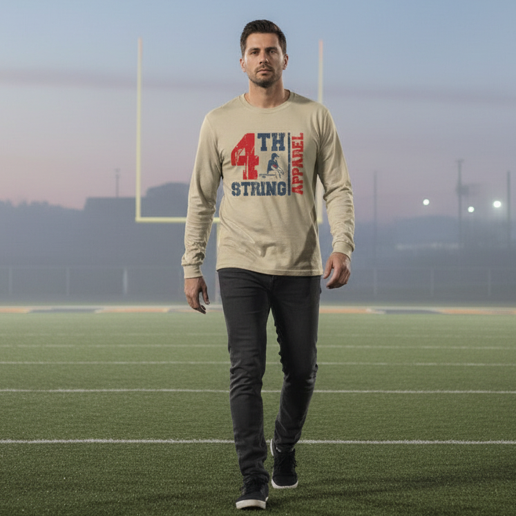 Camisa de manga larga para hombre de 4th String Apparel