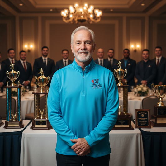 Sudadera ligera con cremallera de un cuarto de 4th String